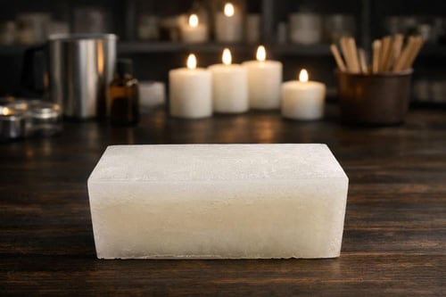 شمع البرافين الصلب الخام