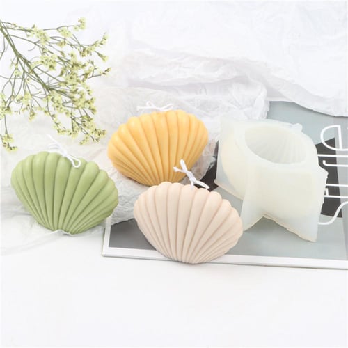 قالب سيليكون شموع الصدفة
