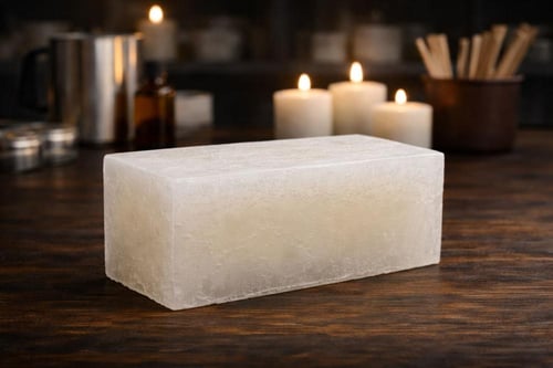 شمع البرافين الصلب الخام