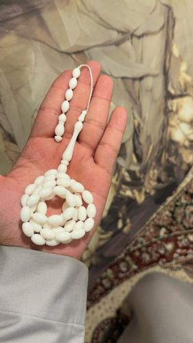 سبحة باكلايت ابيض تمليكة