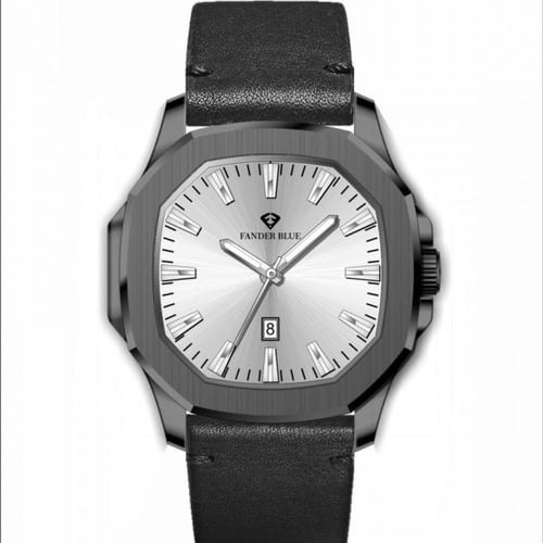 ساعة فندر بلو جلد