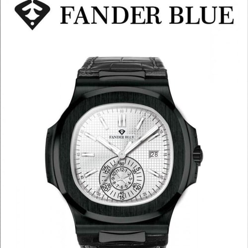 ساعة فندر بلو جلد