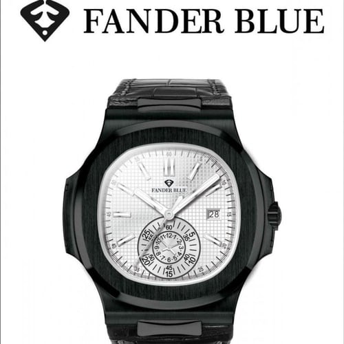 ساعة فندر بلو جلد