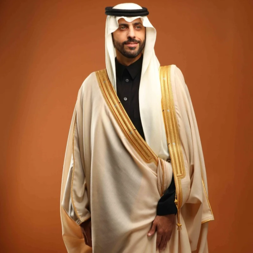 بشت ملكي ربيعي بيج