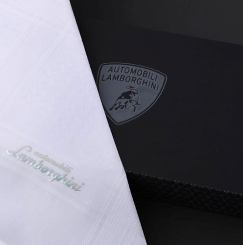 شماغ أبيض لامبورغيني إطالي LAM-W