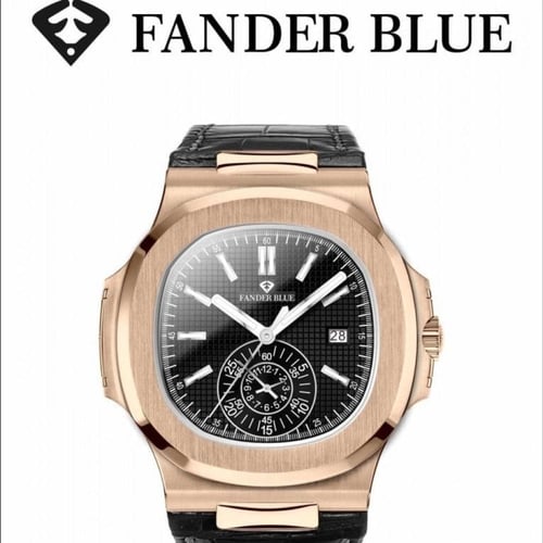 ساعة فندر بلو جلد