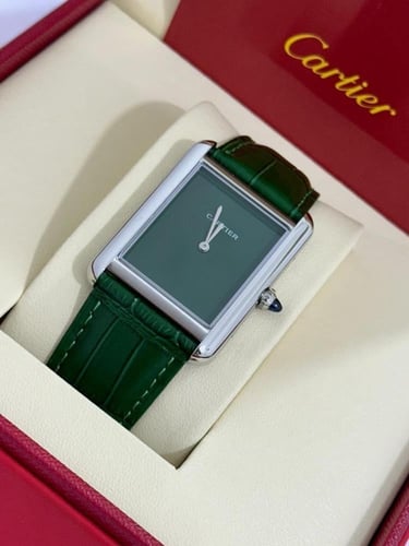 ساعة كارتير جلد رجالي