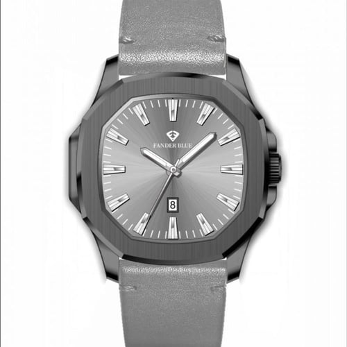 ساعة فندر بلو جلد