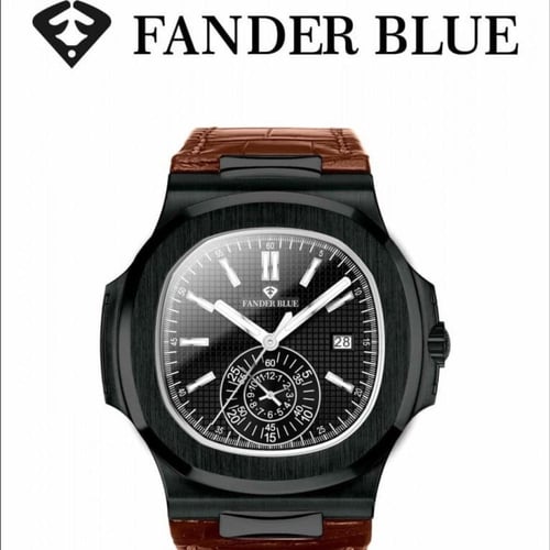 ساعة فندر بلو جلد