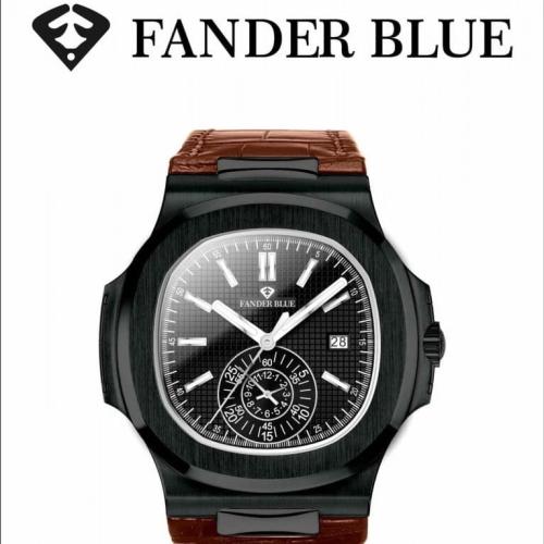 ساعة فندر بلو جلد