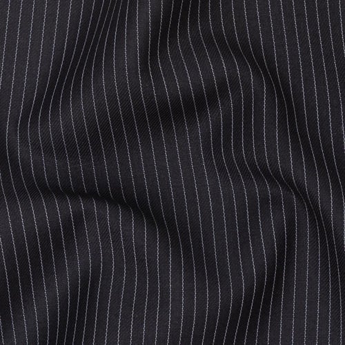 قماش شتوي مقلم اسود