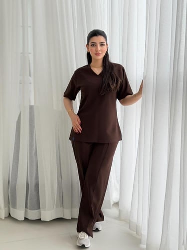 سكراب طبي لون بني
