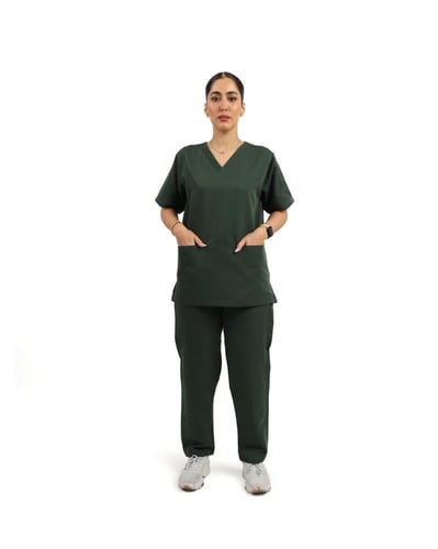 سكراب نسائي كامل لون زيتي