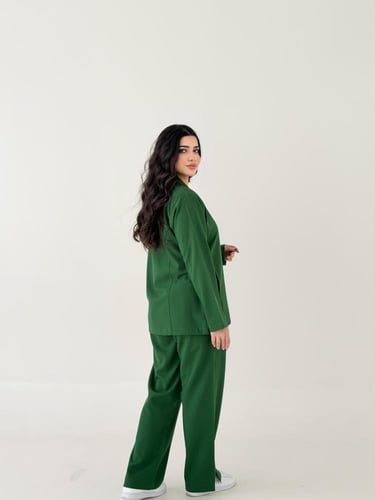 جاكت نسائي مع سكراب لون Green