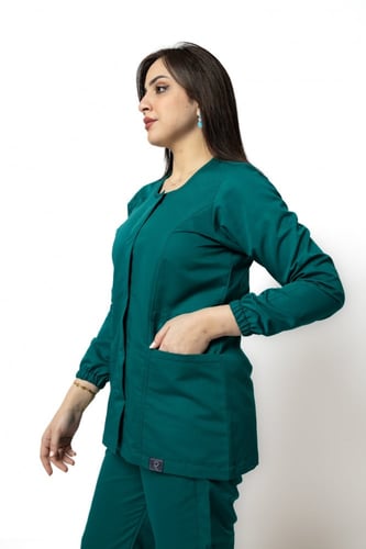 وارمر طبي مع بنطلون لون اخضر غامق