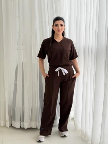 سكراب طبي لون بني