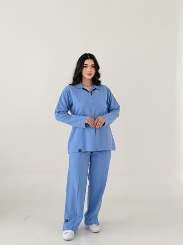 جاكت نسائي لون Sky Blue