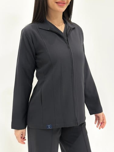 جاكت نسائي لون رمادي