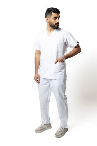 سكراب رجالي كامل لون ابيض