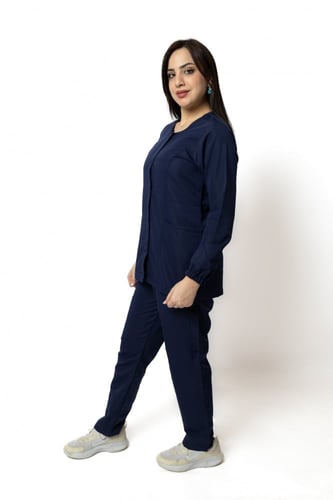 وارمر طبي مع بنطلون لون Navy Blue