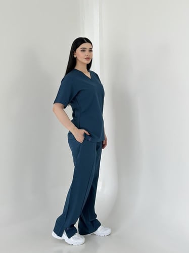سكراب طبي لون تركواز