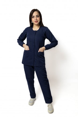 وارمر طبي مع بنطلون لون Navy Blue