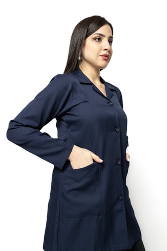 بالطو نسائي لون كحلي