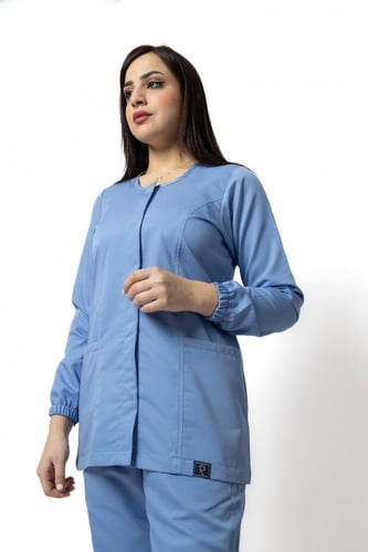 وارمر طبي مع بنطلون لون سماوي