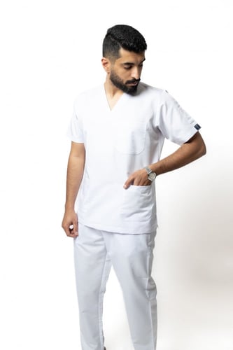 سكراب رجالي كامل لون ابيض