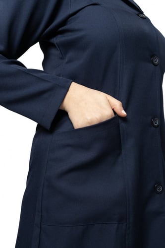 بالطو نسائي لون كحلي