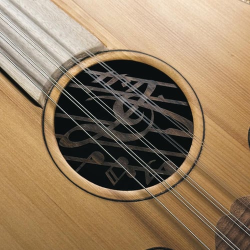 عود زرياب موديل 0 تصميم شامي مع مسطرة لمنع تحفر ال...