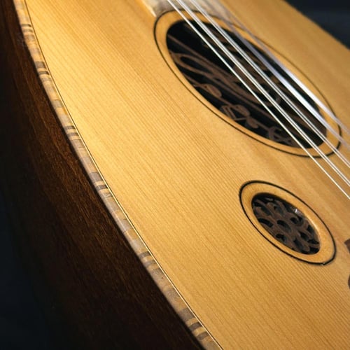 عود زرياب موديل 0 تصميم شامي مع مسطرة لمنع تحفر ال...