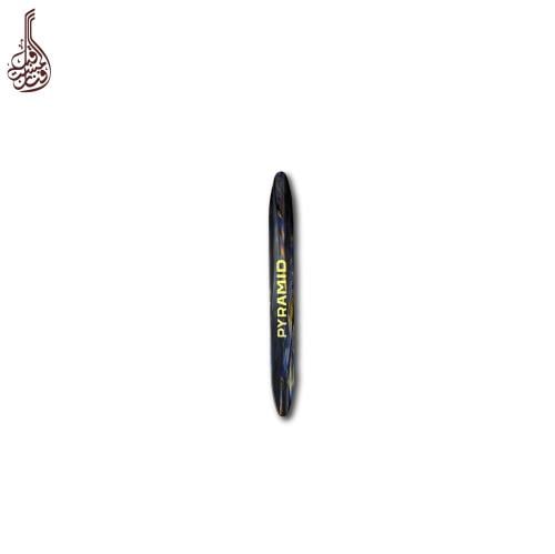 ريشة بيراميد الماني (ذهبي ازرق ممزوج اسود)