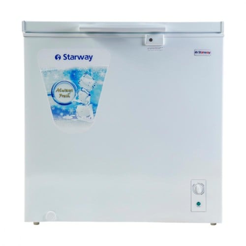 فريزر سطحي باب واحد ستاروي 5.1 قدم 144 لتر ابيض