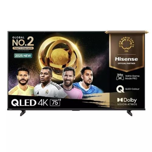 شاشة هايسنس 75 بوصة نظام فيدا كيو لد 4K UHD - صوت...