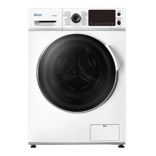 أوجين غسالة أوتوماتيك ,فتحة أمامية ,8 كغ ,أبيض - U...
