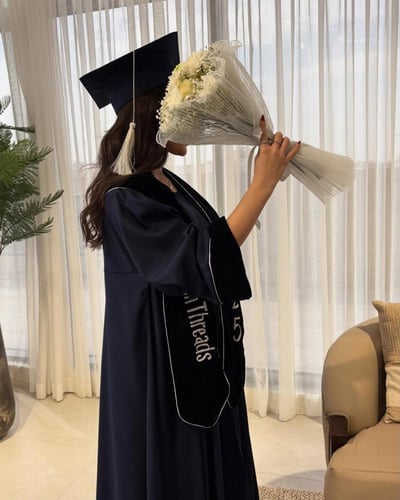 عباية تخرج كحلي 2026