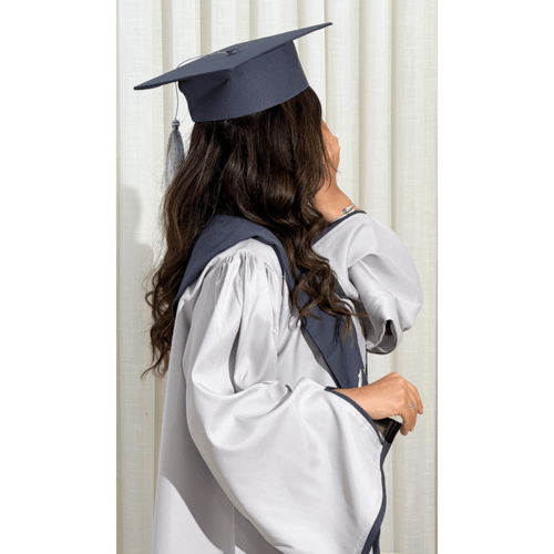 عباية تخرج رمادي 2026