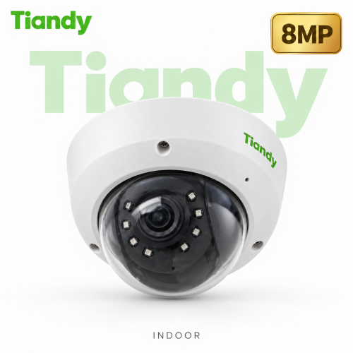 كاميرا Tiandy دقة 8 ميجا IP داخلية