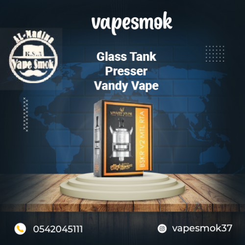 قزاز بريسركر فاندي فيب الاصدار الثاني Glass Tank P...