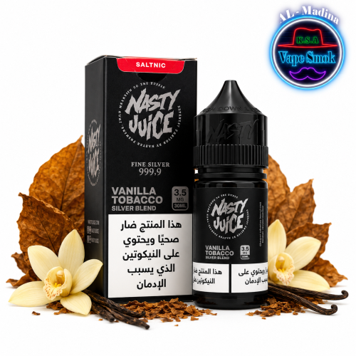 نكهة ناستي سيلفر بلند سولت نيكوتين - NASTY SILVER...