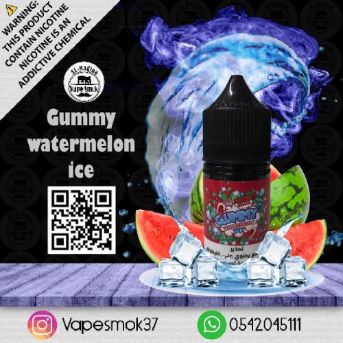 نكهة قمي بطيخ ايس Watermelon GUMMY ICE Salt Nic