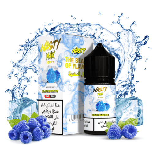 ناستي ماكس نكهة بلو راز ايس Nasty Max Blue Razz Ic...