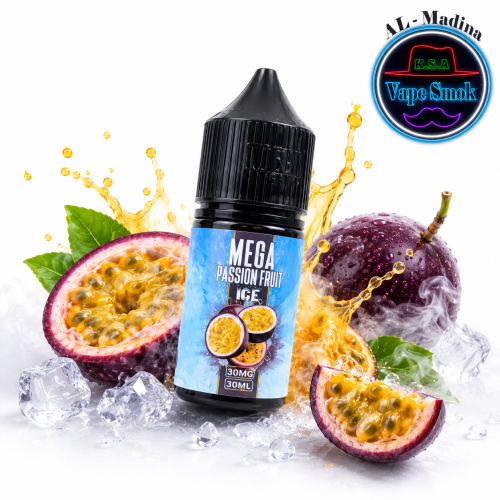 نكهة ميجا باشن فروت ايس سولت Mega Passion Fruit Ic...