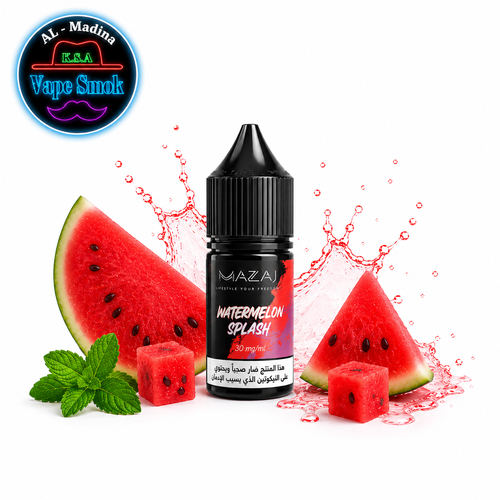 نكهة مزاج وتر ميلون سبلاش Mazaj watermelon Splash