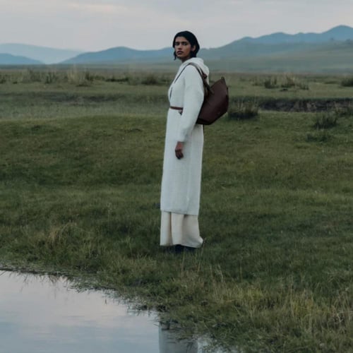 حقيبه بولين مينيCYME EDITION TEXTURED EBONY