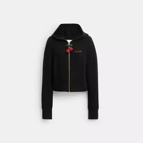 كارديجان مايكل كورس Cherry Charm Knit Hoodie