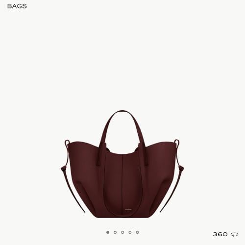 حقيبه بولين ميني Cyme EDITION TEXTURED BLACK CHERR...