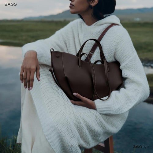 حقيبه بولين مينيCYME EDITION TEXTURED EBONY