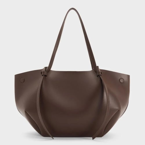 تشارلز اند كيث XL Calla Tote Bag - Espresso Brown